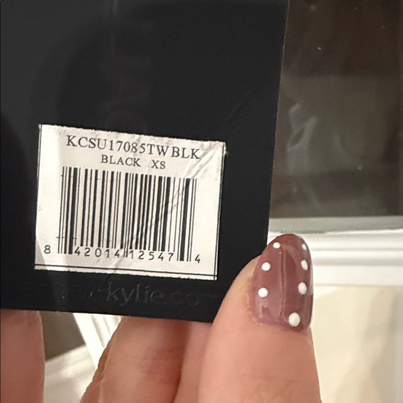 Kendall & Kylie Black Lace Top - Picture 3 of 10